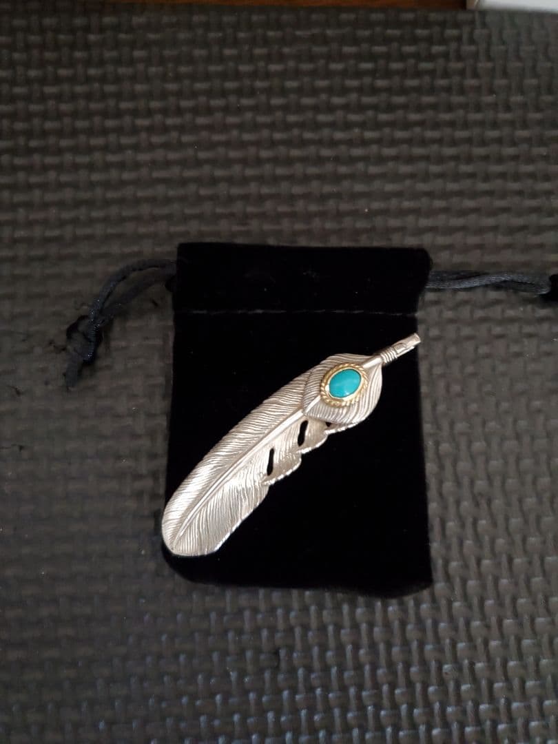 TADY&KING タディ&キング ハートSVフェザー金縄ターコイズ L　正規品