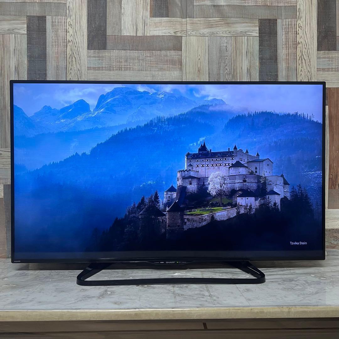 即日受渡❣️全国送料込シャープ50型テレビYouTube.Netflix視聴可能