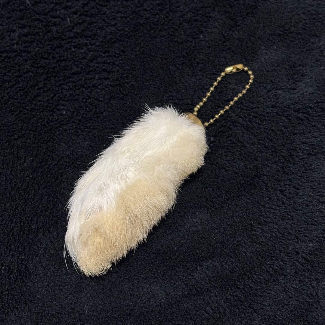 ヴィンテージ ラビットフット キーチェーン　ラッキーチャーム　USA