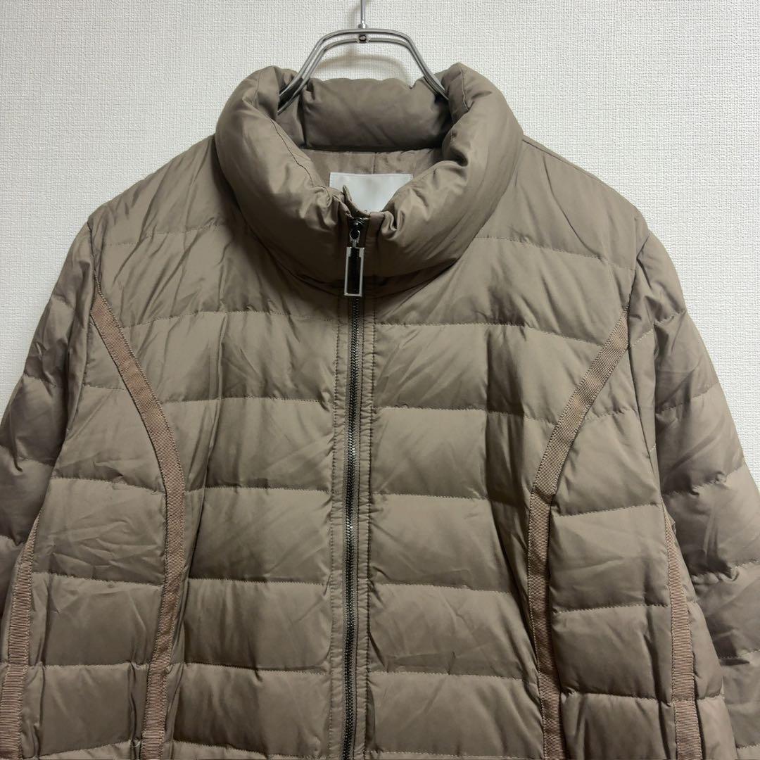 k1【レリアン】ダウンコート/美品 上質 大きい 暖かい 軽い ロング丈 上品