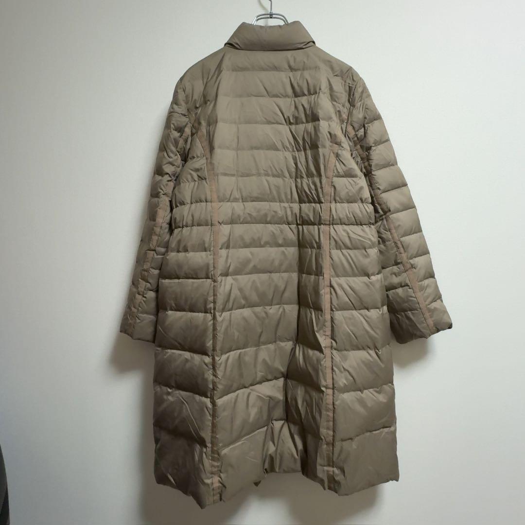 k1【レリアン】ダウンコート/美品 上質 大きい 暖かい 軽い ロング丈 上品