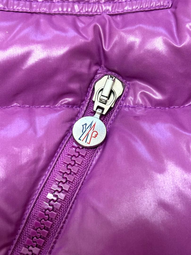 MONCLER モンクレール　パープル ダウンジャケット サイズ00