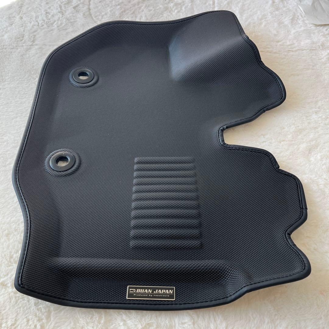 BUAN JAPAN プレミアムラバーマット フロント3pcs ハイエースワイド
