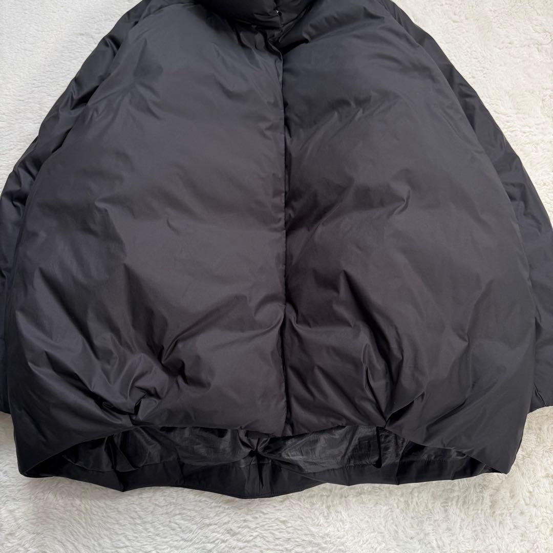 【美品】ルセルクルパーロペ ALLIED コクーンダウンジャケット 黒 F