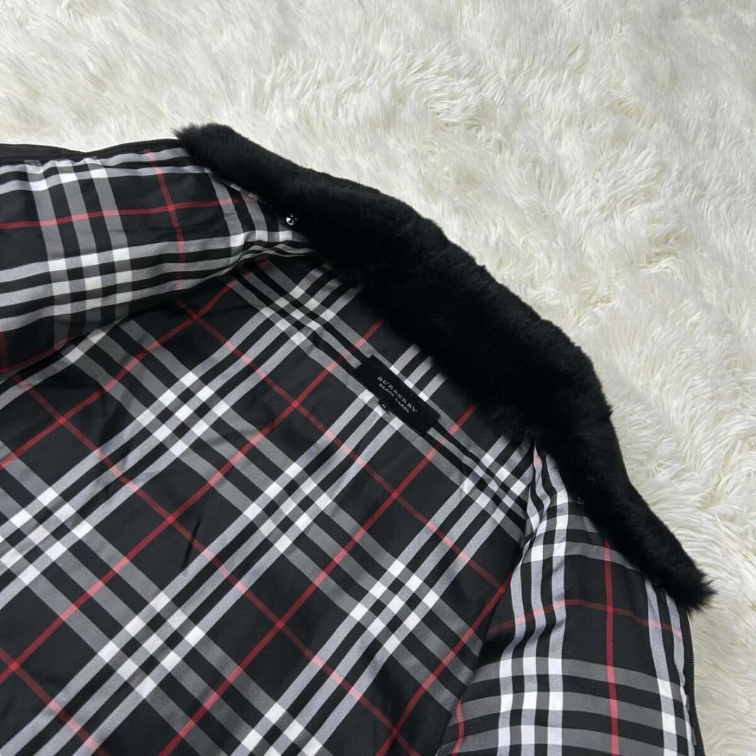 【極美品/M】バーバリーブラックレーベル ダウンジャケット キルティング 黒