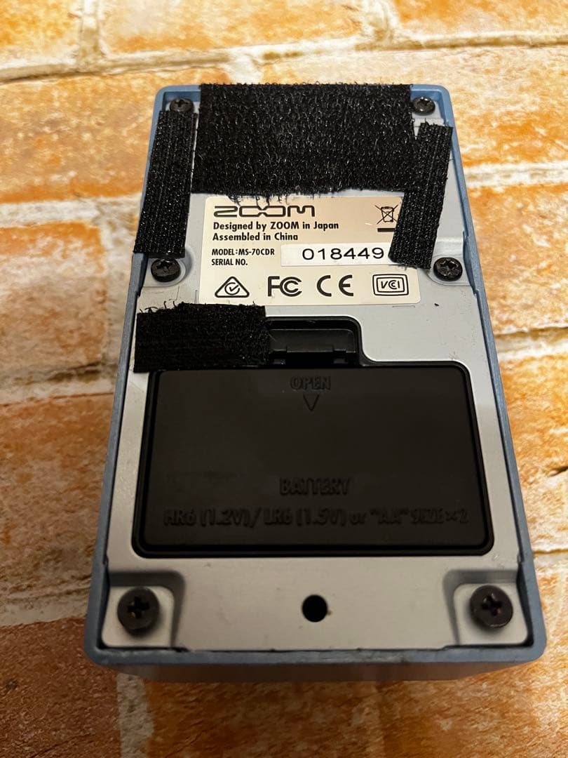 ZOOM MS-70CDR マルチストンプ コーラス ディレイ リバーブ 空間系