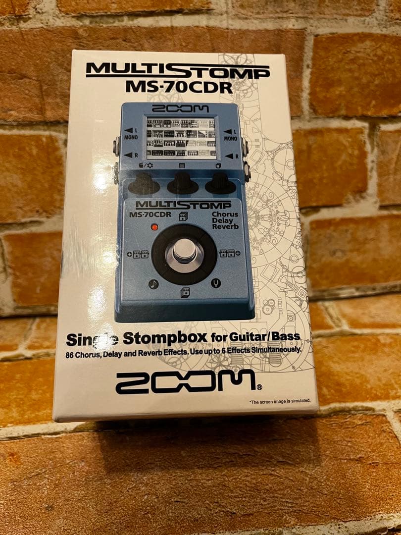 ZOOM MS-70CDR マルチストンプ コーラス ディレイ リバーブ 空間系