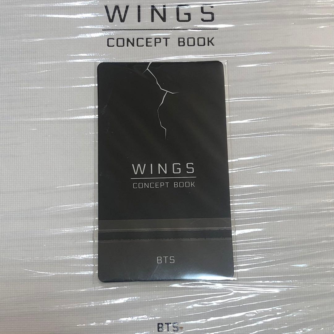 BTS WINGS CONCEPT BOOK トレカ　ジョングク