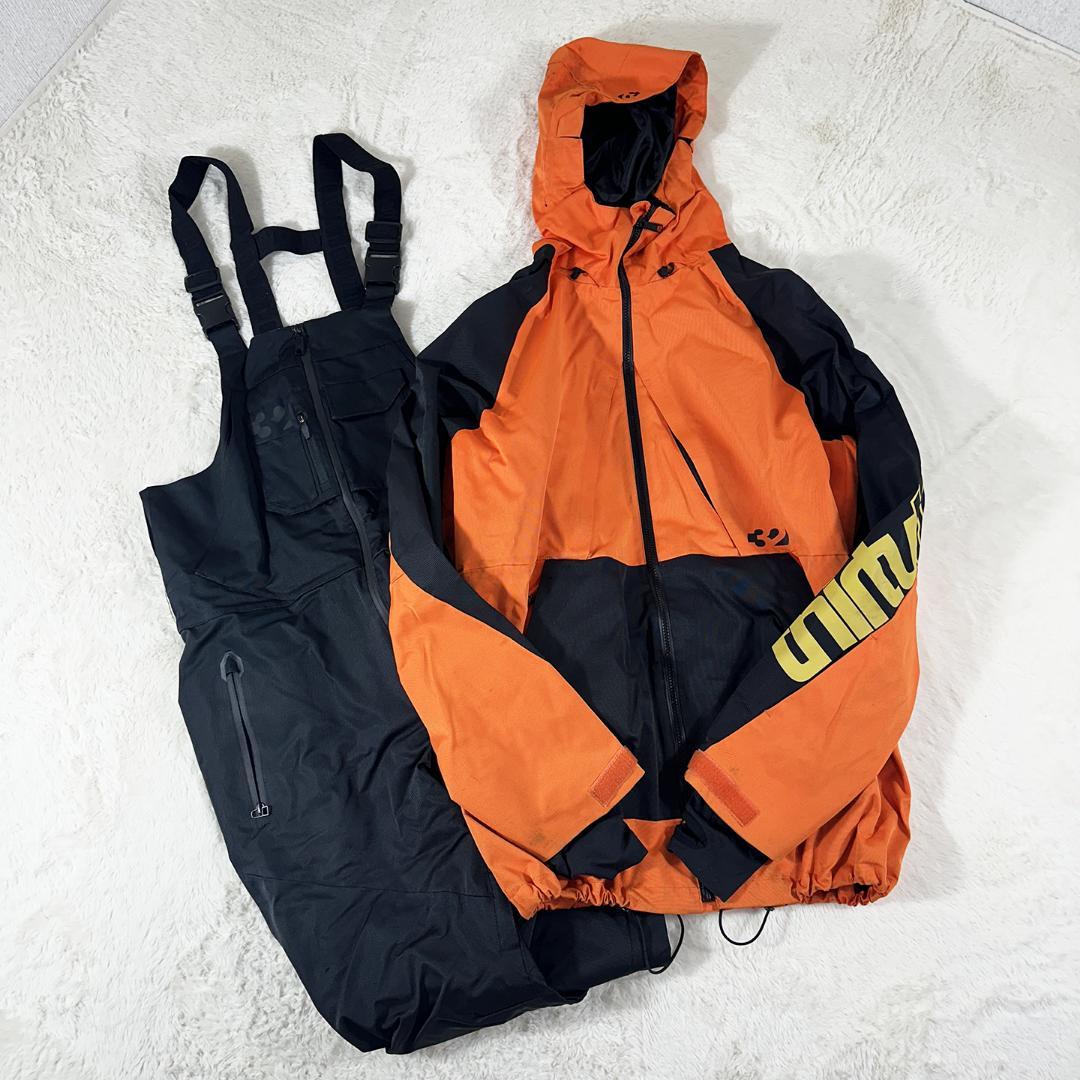 thirtytwo スノーボードウェア 上下セット ビブパンツ Lサイズ