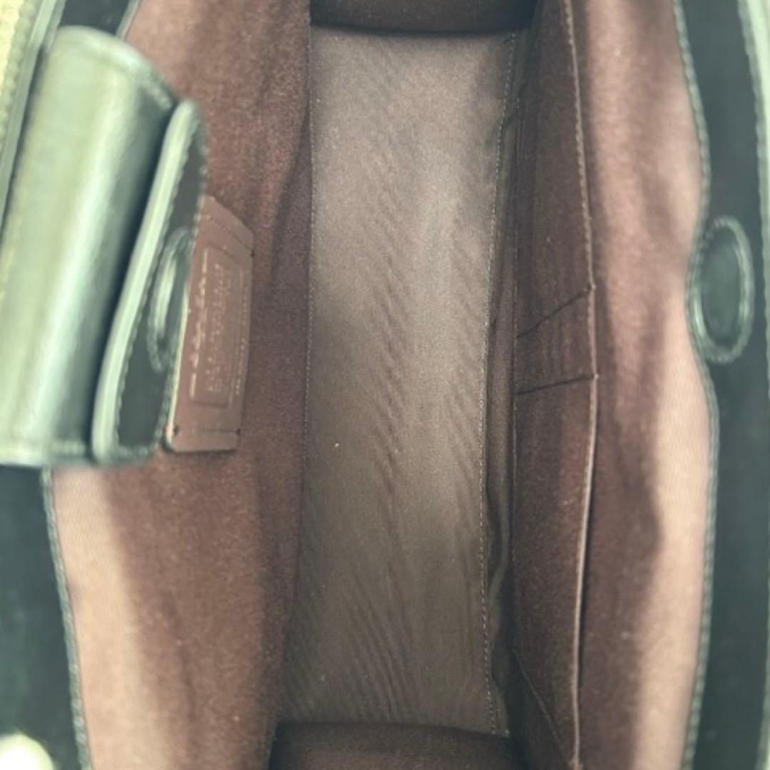 【極美品】コーチ CR096 ニーナ ビジネスバッグ レザー 本革 手提げ 黒