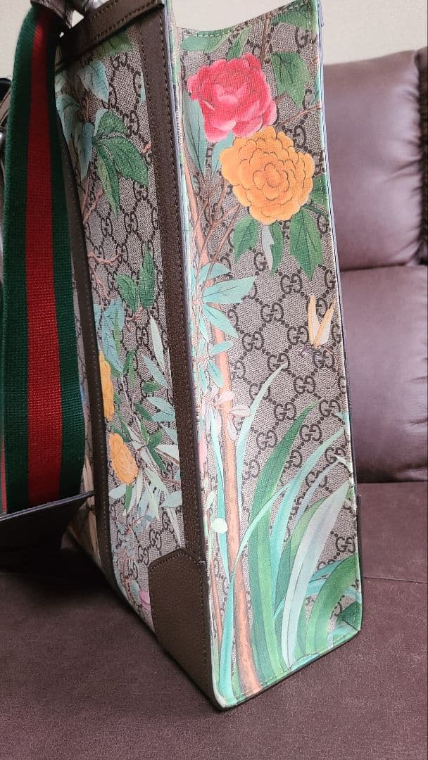 Gucci ティアン トートバッグ　ショルダー付き