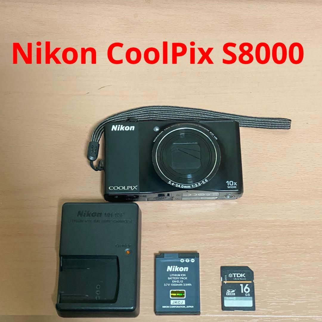 Nikon COOLPIX S8000 1420万画素 CCD 動作確認済み