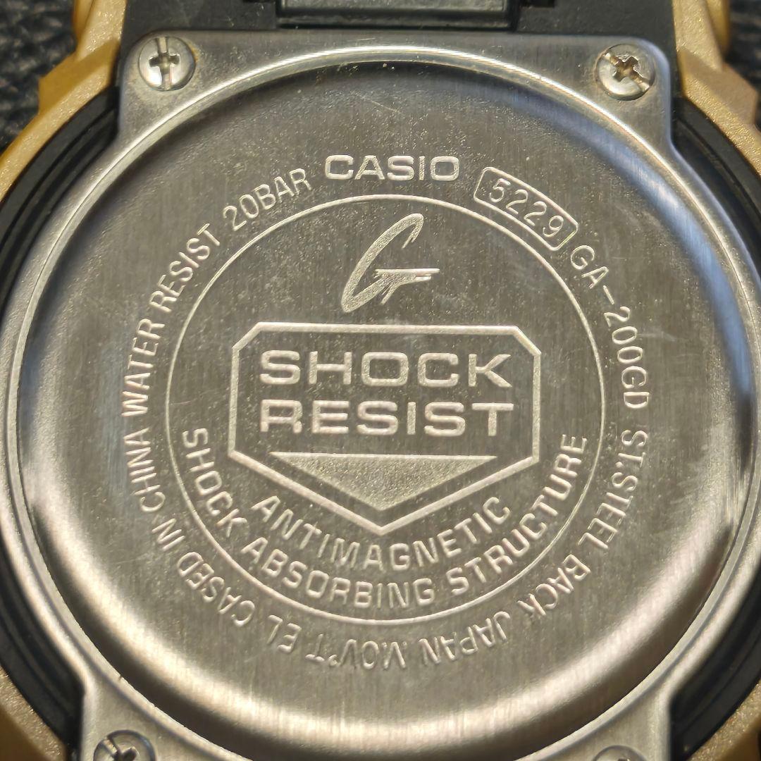 激レア/美品 G-SHOCK GA-200GD クレイジーゴールド 本体のみ