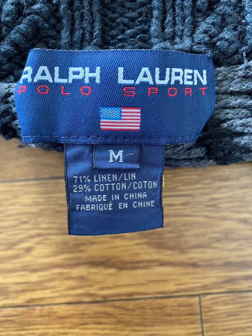 90s RALPH LAUREN POLO SPORT 星条旗 コットンニット
