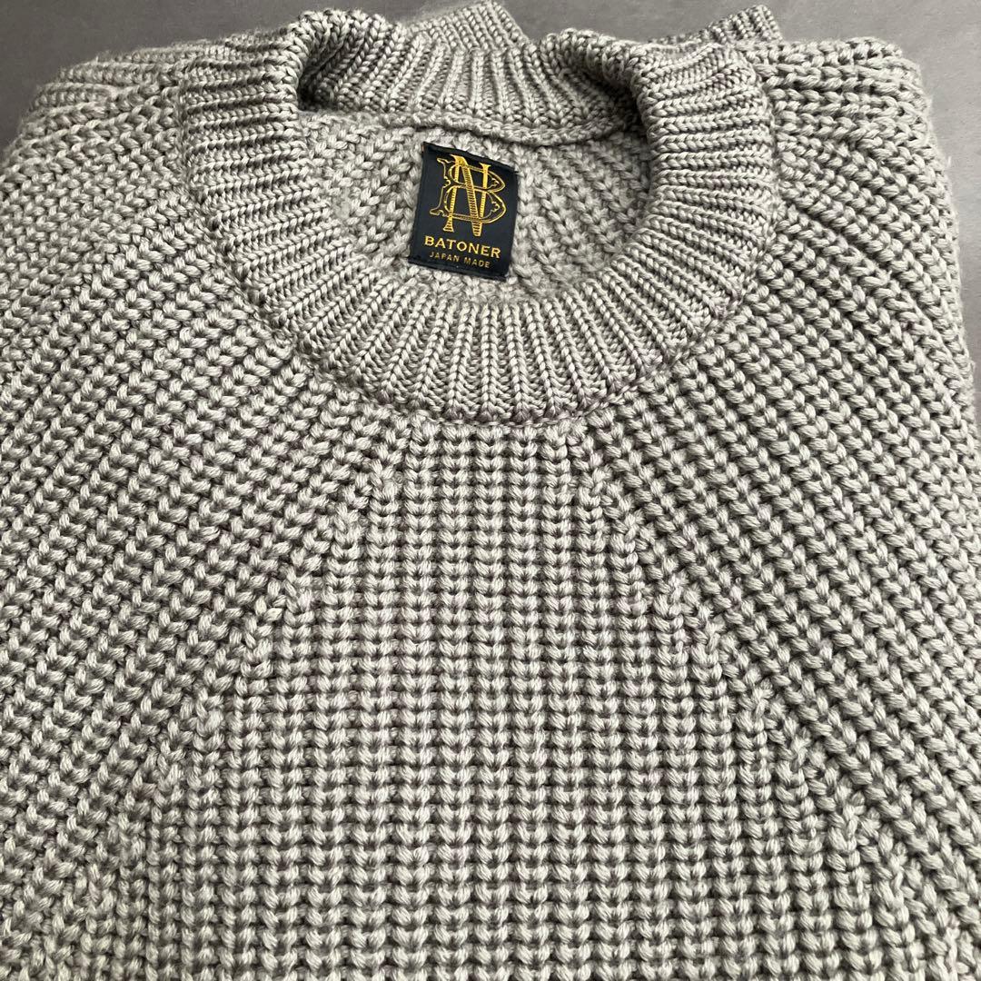 BATONER グレー ニットセーター サイズ2