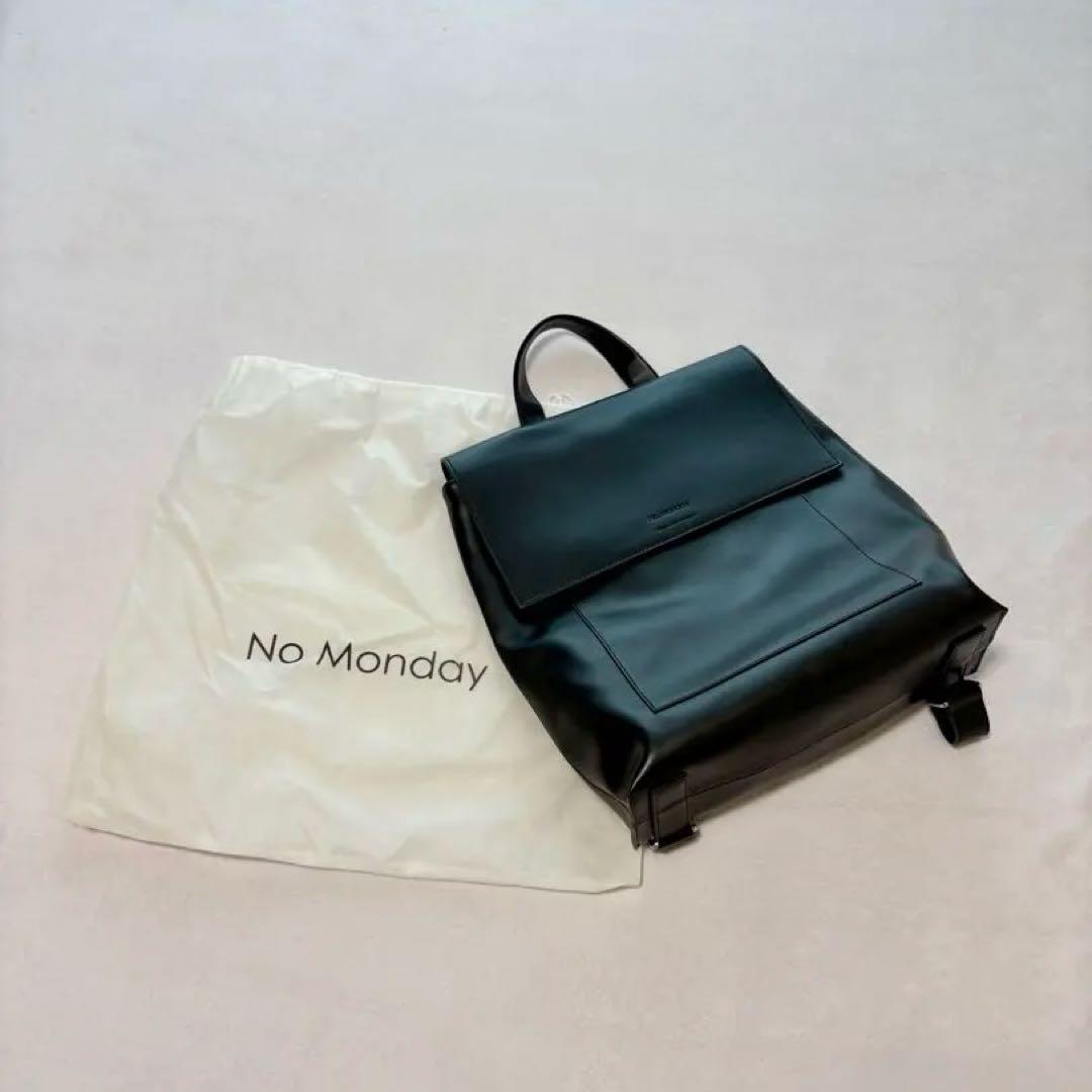 【美品】ノーマンデー 2WAY Flap Bag レザースクエアリュック