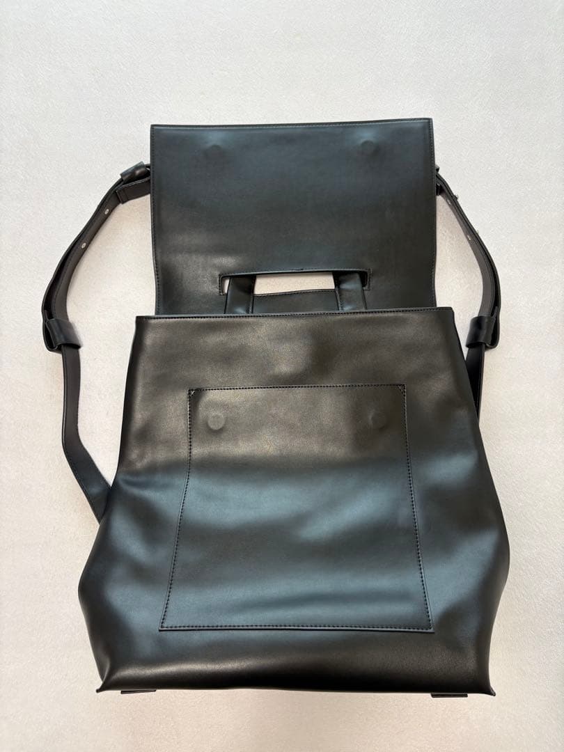 【美品】ノーマンデー 2WAY Flap Bag レザースクエアリュック