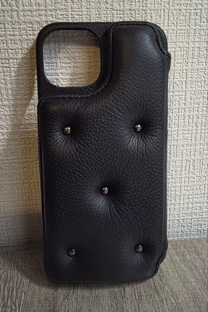 iPhone14ケース　DEMIU BALLONCINQブラック×ブラック