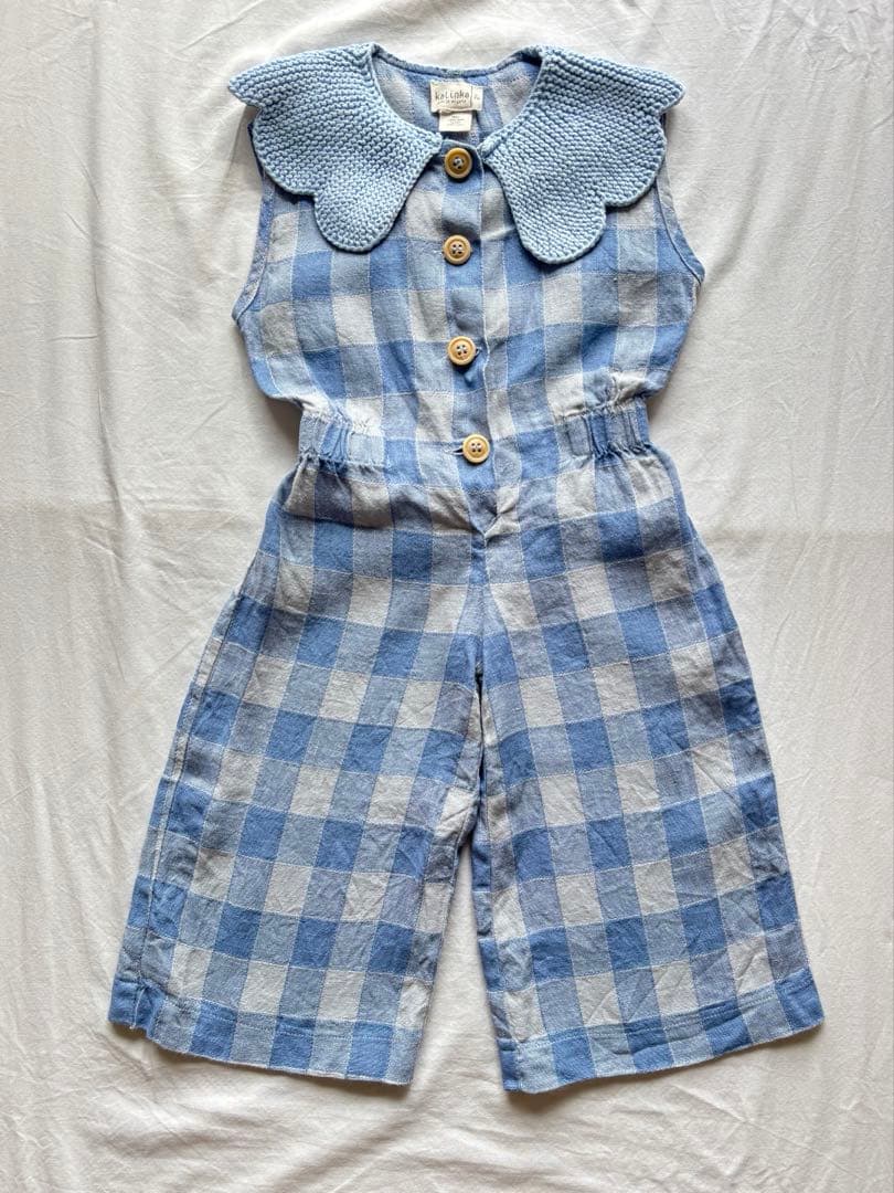 C*中様 Kalinka オーバーオール 襟付き 2Y 90