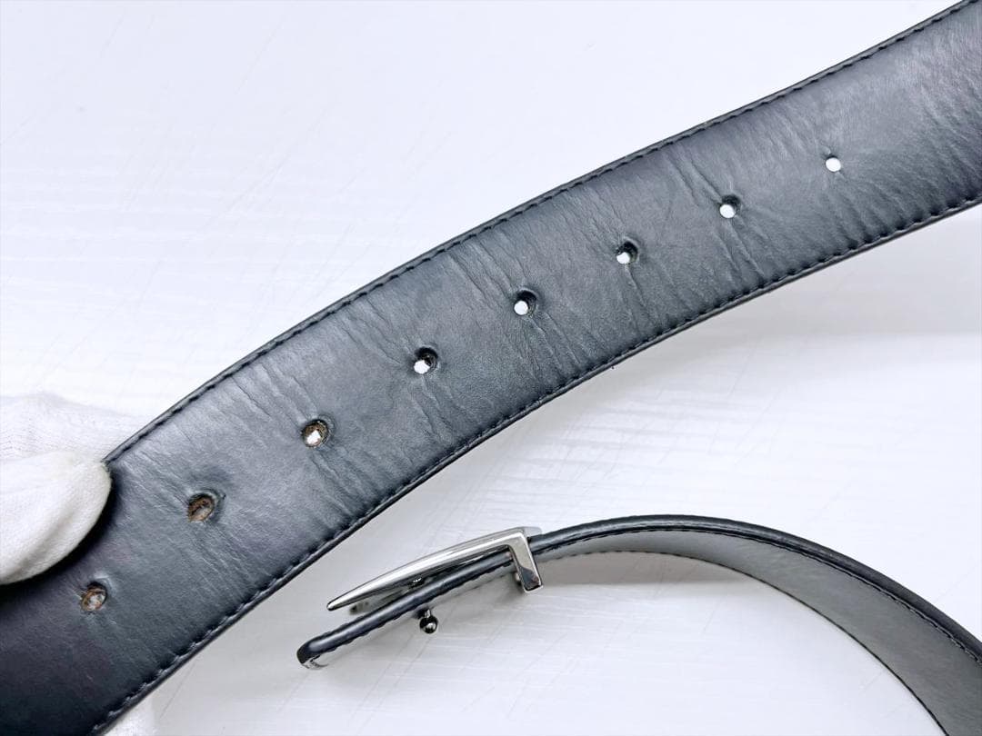 良好品 ルイヴィトン エクリプス ベルト LV イニシャル リバーシブル 105