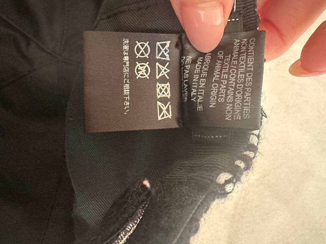 美品CHANEL ツイードチェックキャップ