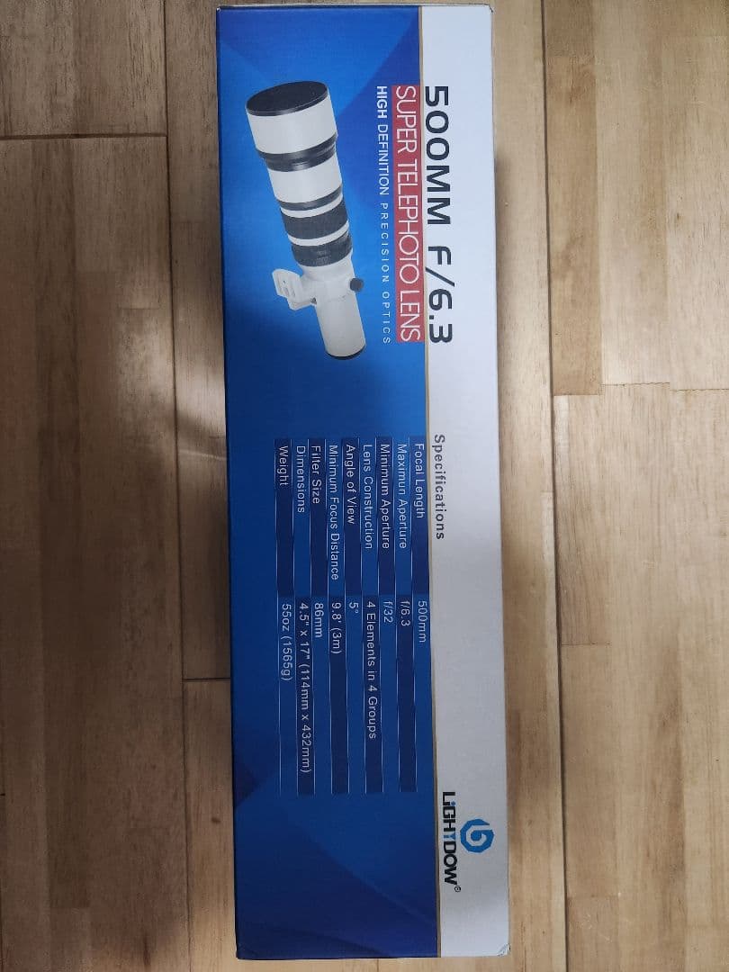 Lightdow 500mm F/6.3-32大型 望遠レンズ