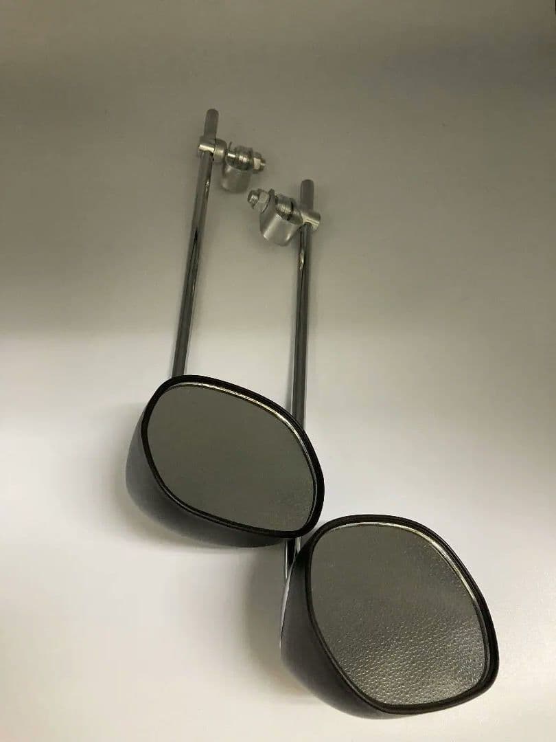 ナポロッキ−タイプミラーブラック/メッキ　　　　新品ステッカー付き送料込み