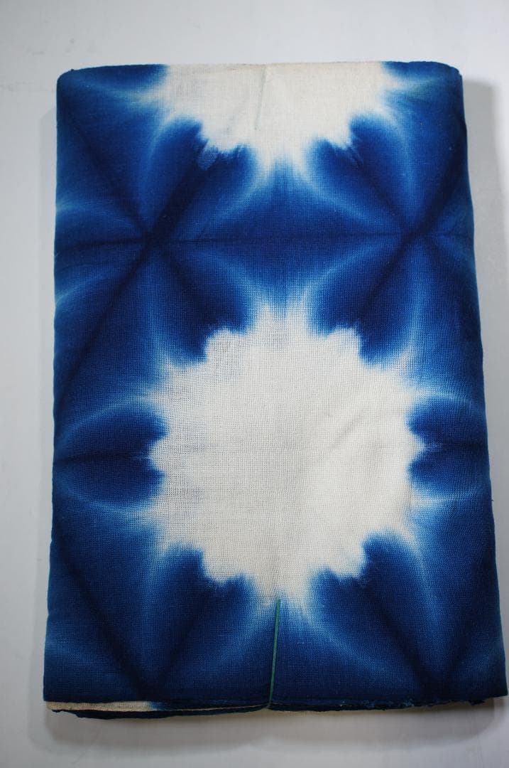 有松絞り◆雪花絞り◆おしめ◆木綿◆反物◆板締め絞り◆アンティーク◆ヤブレ有り