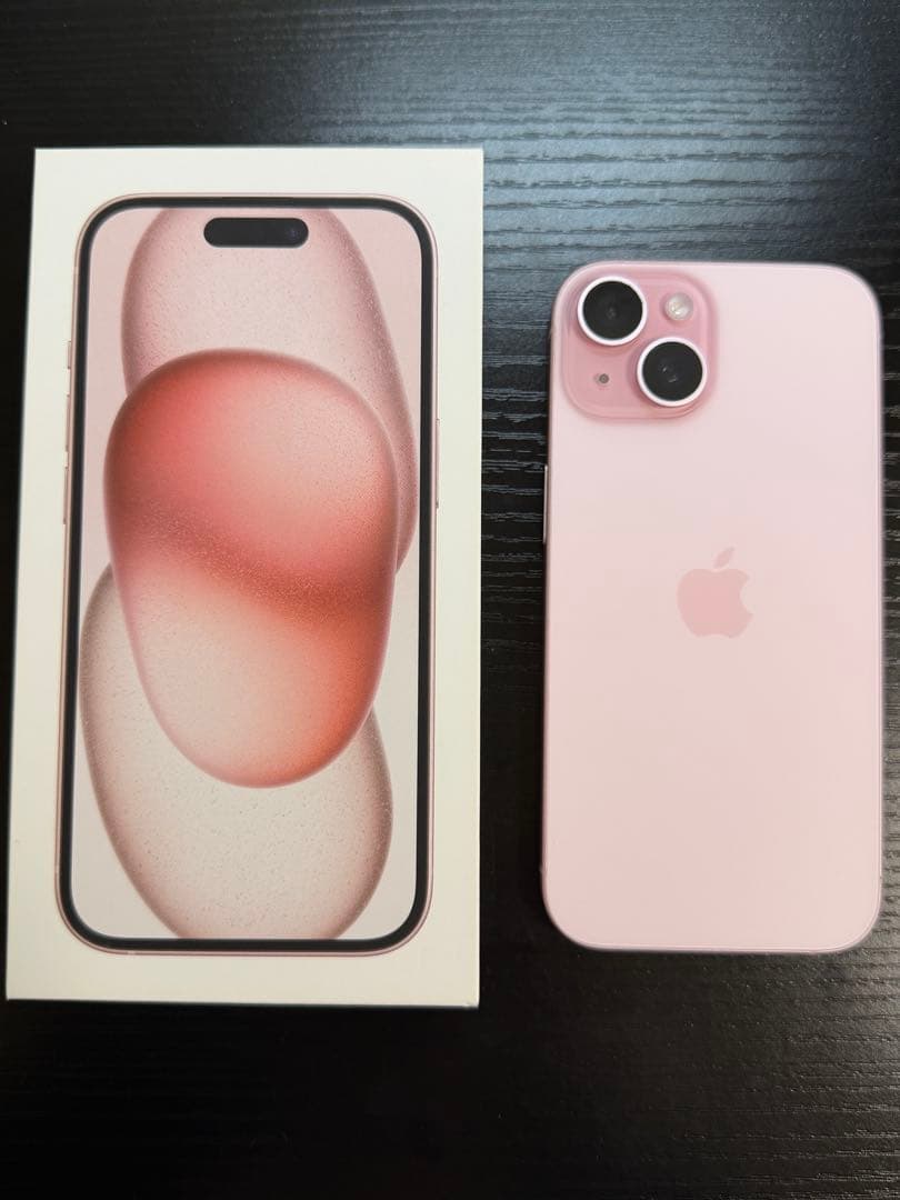 〖美品〗iPhone 15 ピンク 256GB SIMフリー