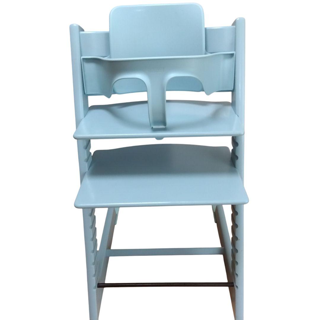 ストッケ　トリップトラップ　アクアブルー　SN4　ベビーセット付