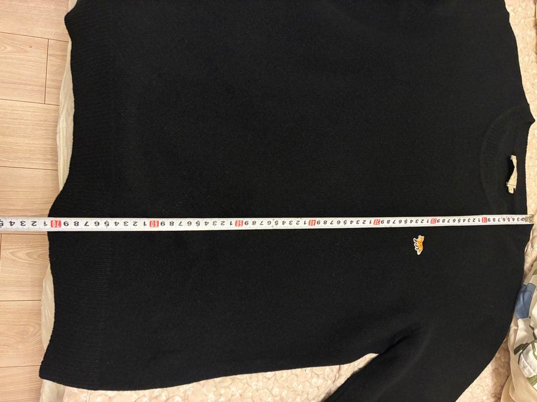 MAISON KITSUN（メゾンキツネ)ウール クルーネック ニットセーター