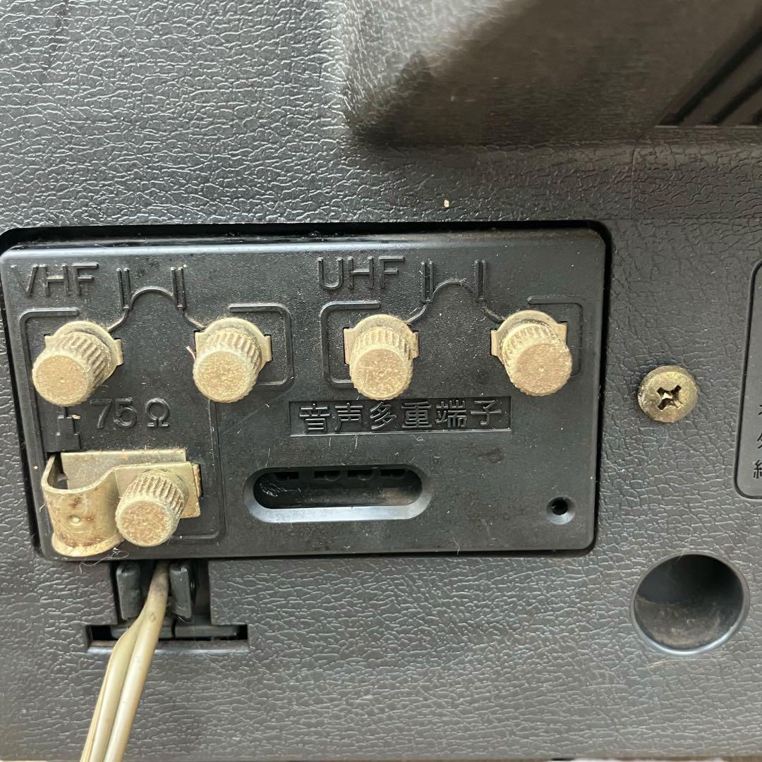 【昭和レトロ】日立 ブラウン管テレビ C14-410 14インチ レトロゲーム