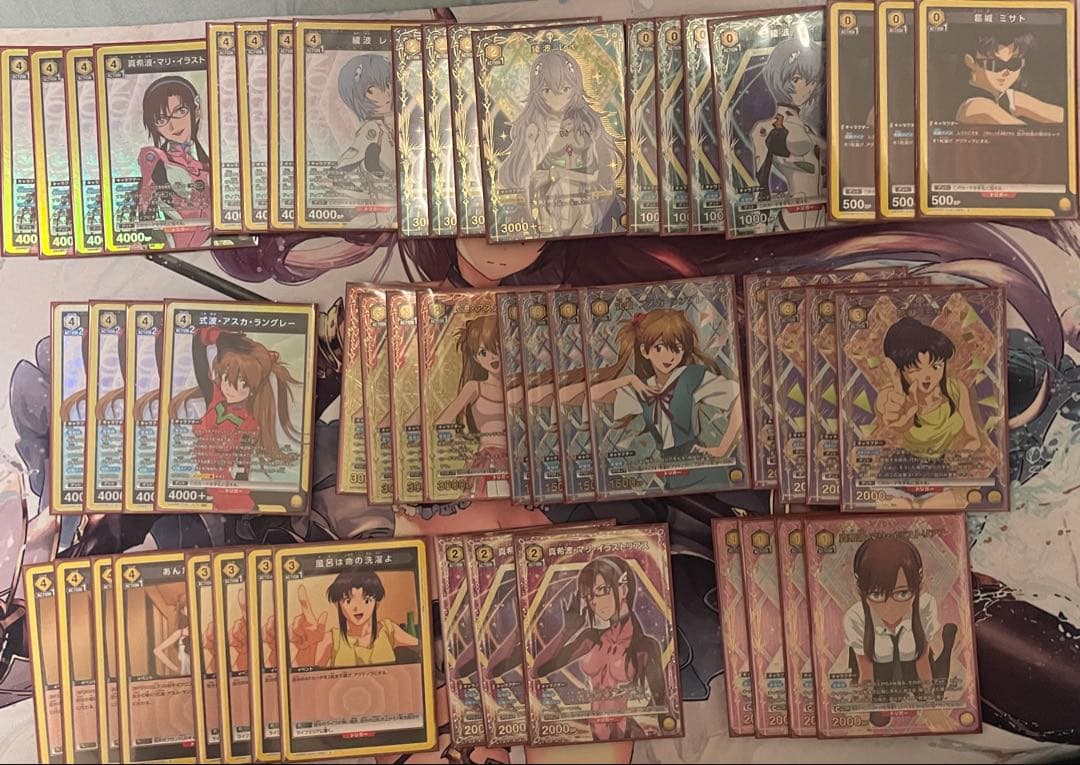 黄エヴァ　ヒロインズデッキ　パラレルデッキ　ユニアリ