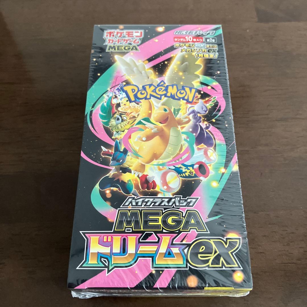 シュリンク付き　ポケモンカードゲーム　 MEGA ドリームex 1BOX
