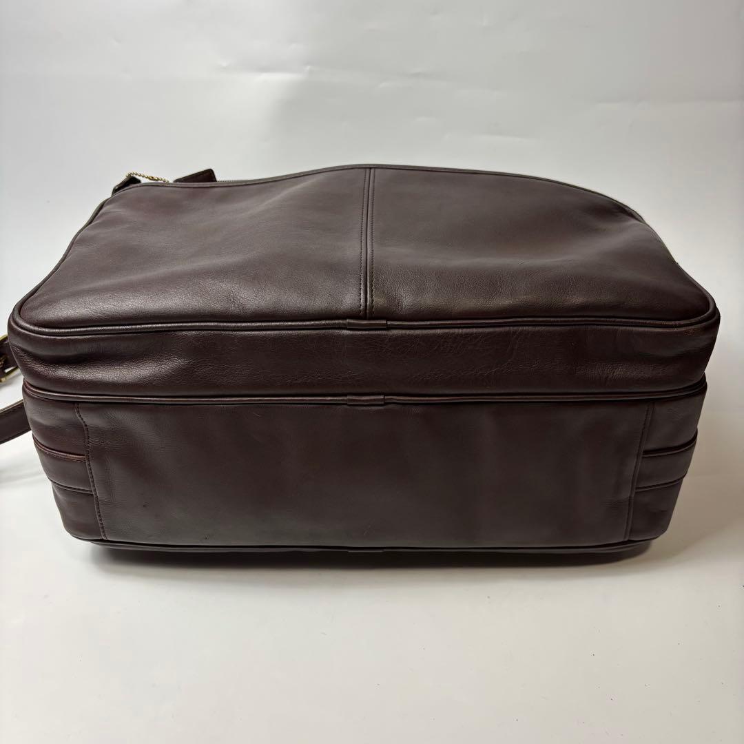 【美品】オールドコーチ　メッセンジャーバッグ　オールレザー　ブラウン　斜め掛け