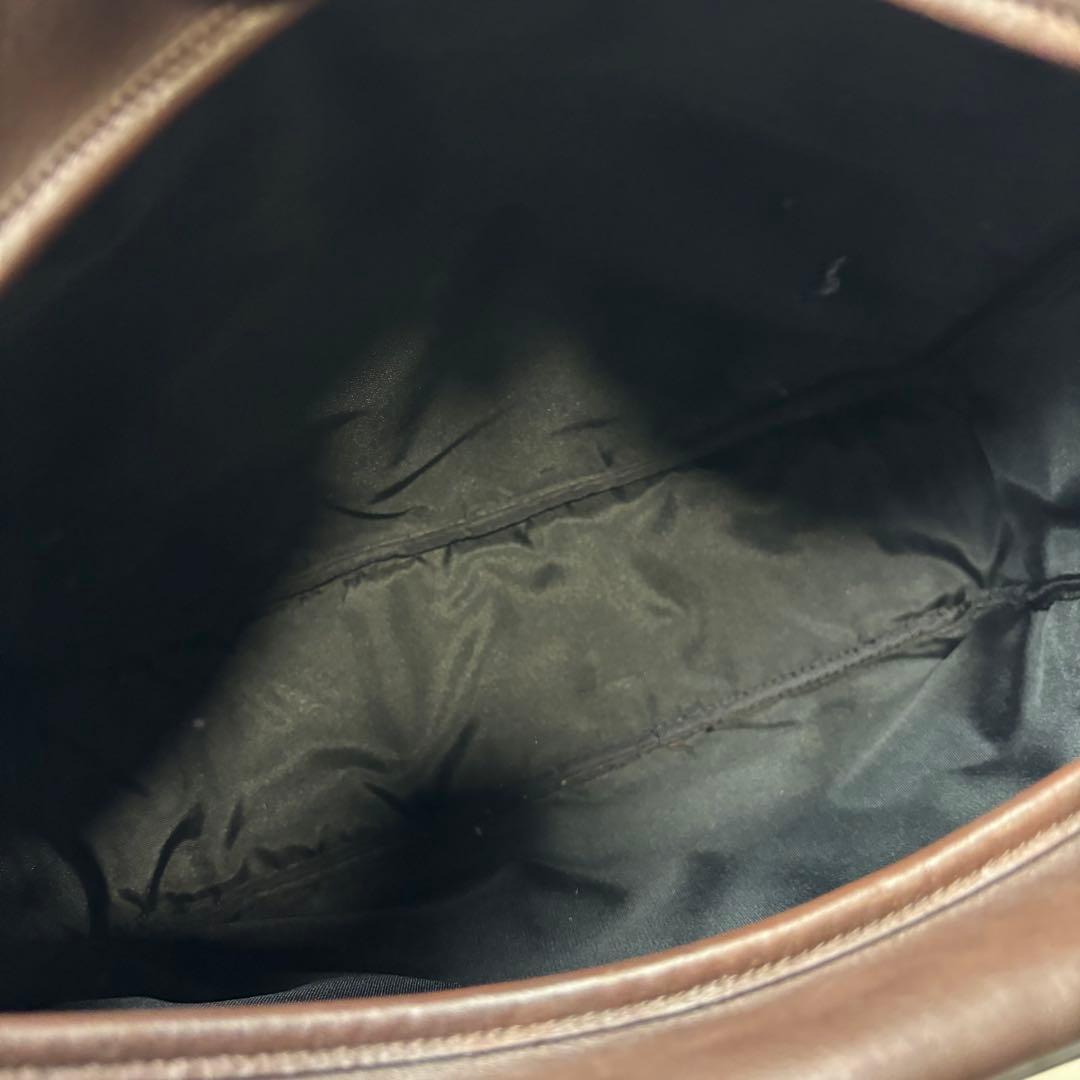 【美品】オールドコーチ　メッセンジャーバッグ　オールレザー　ブラウン　斜め掛け