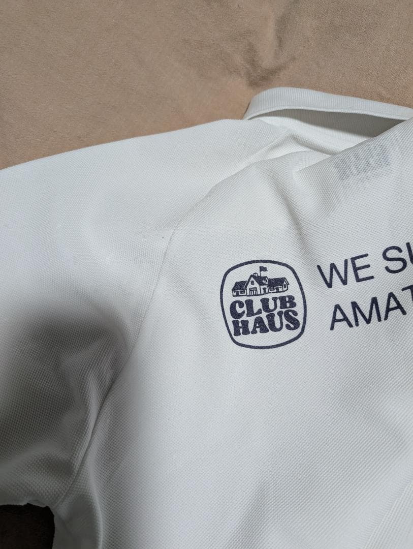 CLUBHAUS定番ポロシャツ 白、紺 2枚セット