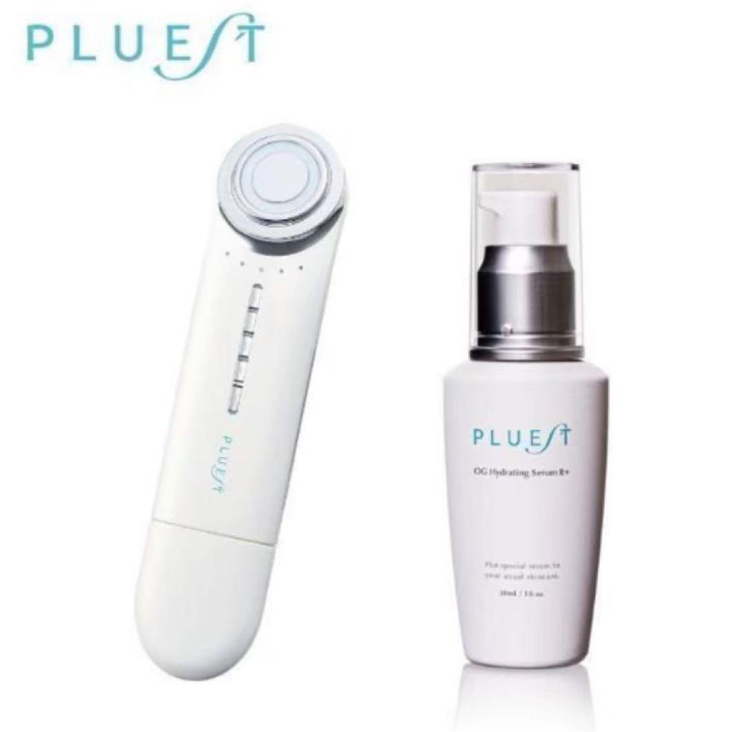 【新品未開封】【PLUEST】薬用セラム＋美顔器セット （11900/1個）