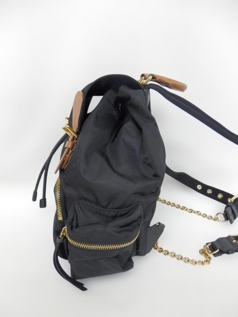 MH478 BURBERRY バーバリー ナイロン チェーン リュック