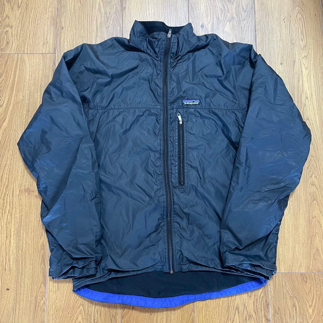 90s USA製　patagonia ブラック ナイロンジャケット S