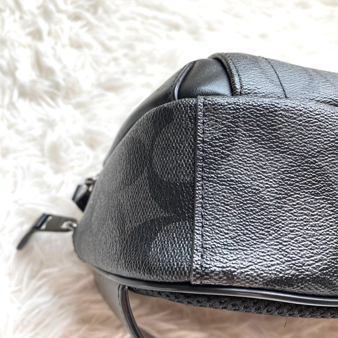 COACH コーチ メンズ ボディーバッグ シグネチャー ブラック F38749