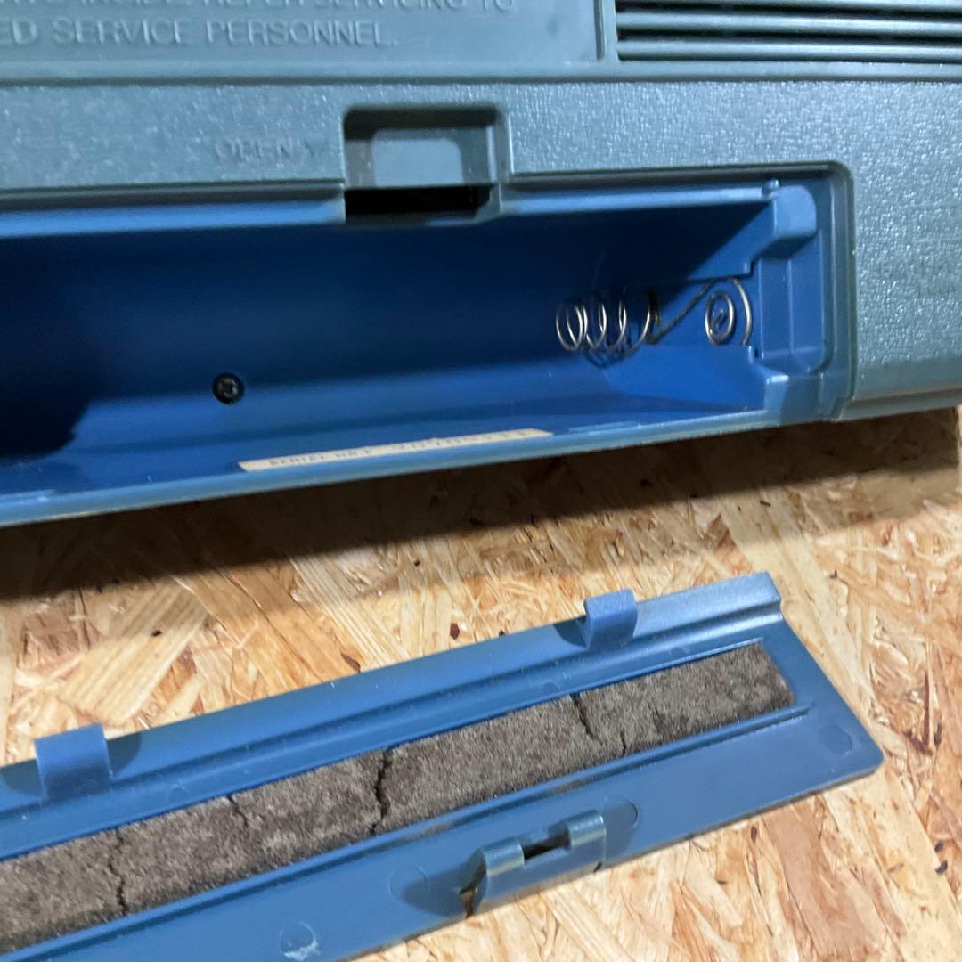 AIWA CS-J20 青 ラジカセ　AM・FM受信OK レトロ ジャンク