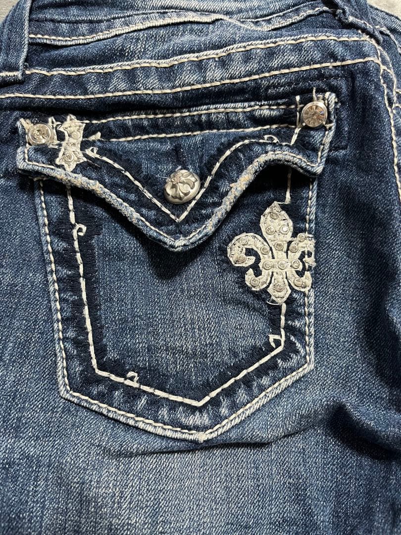 missme平成ギャル　マクブリング　y2k ローライズ フレアデニム