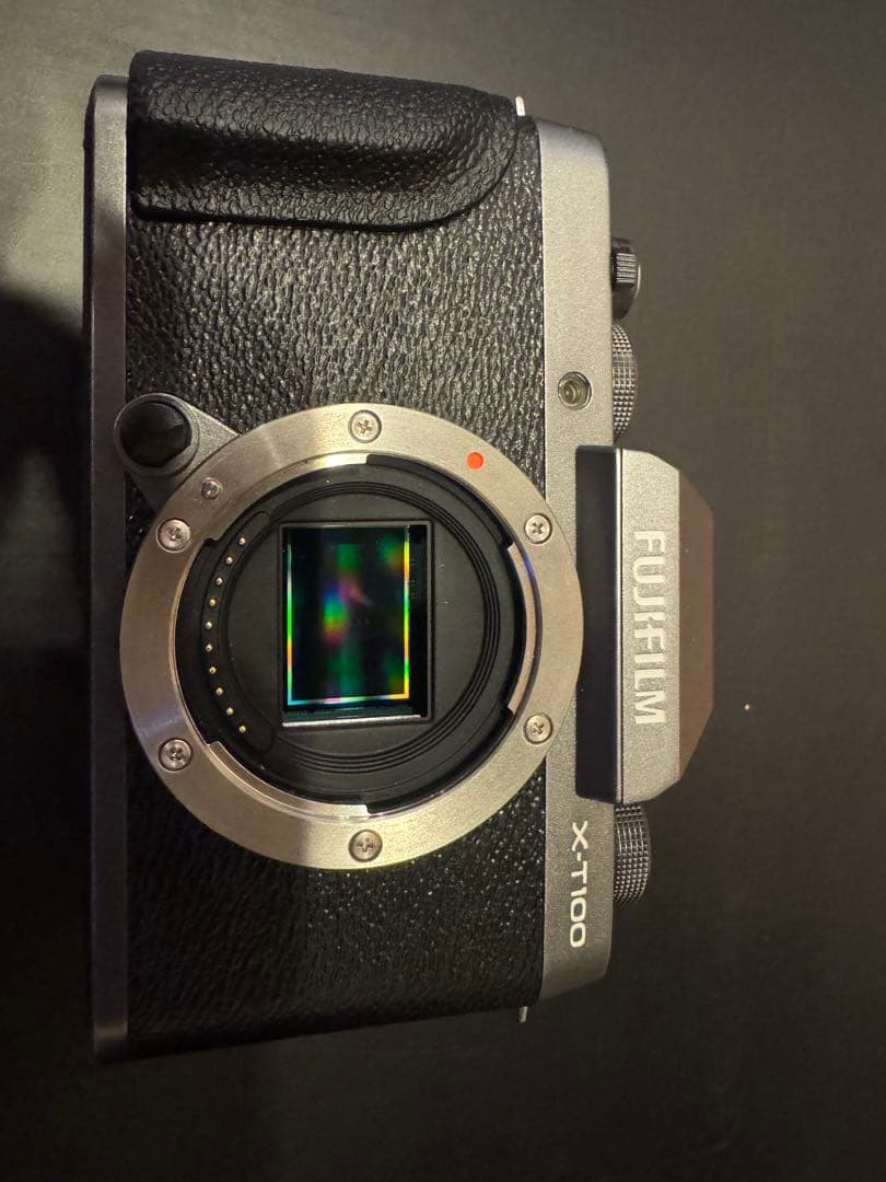 美品 FUJIFILM X-T100 シルバー Wレンズ 箱付