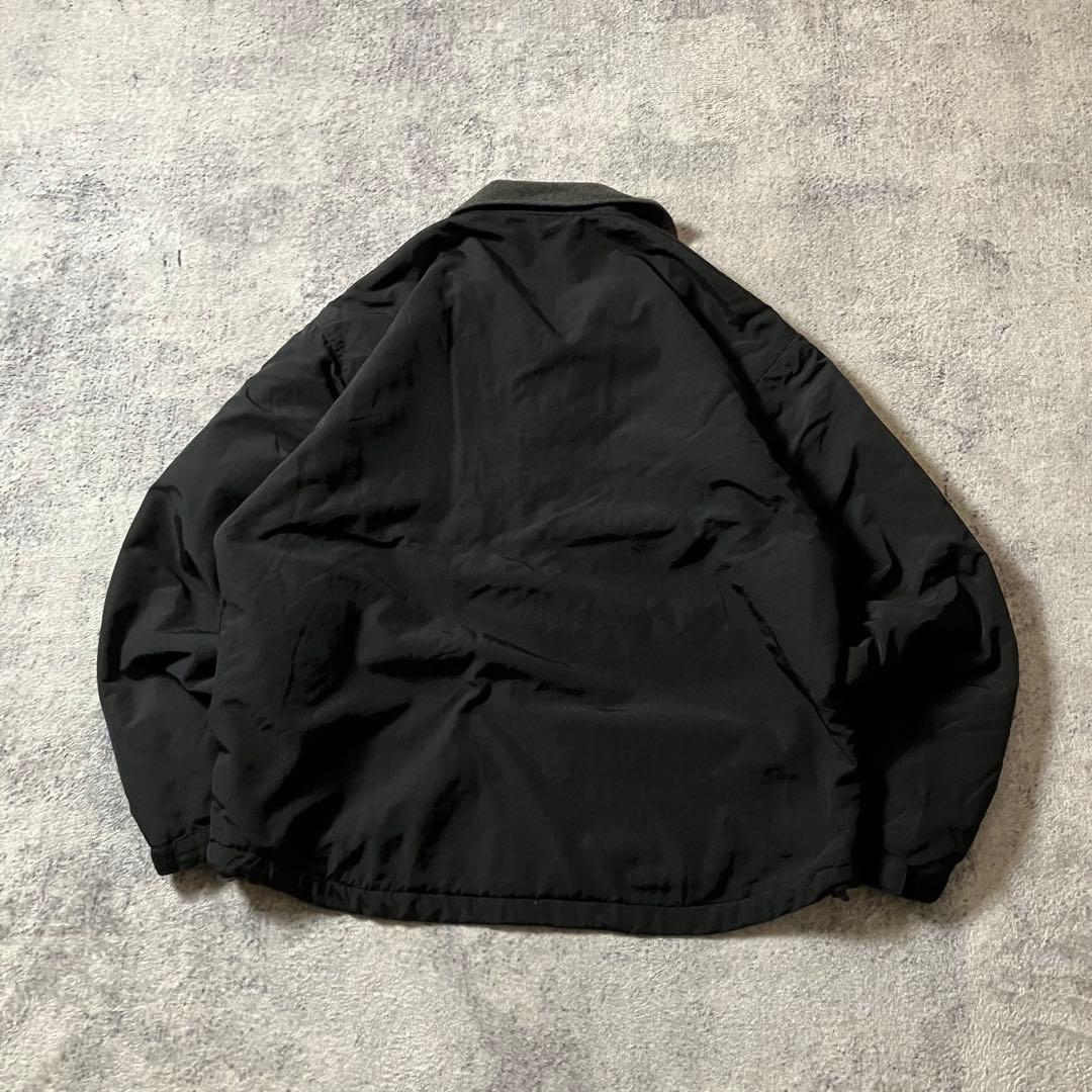 00sTIMEOUTウォームアップジャケット企業刺繍ナイロンジャケット黒ブラック