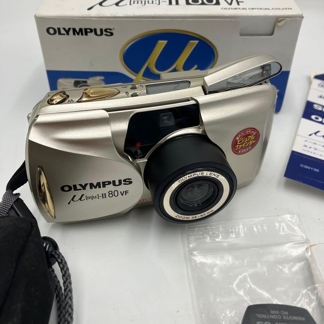 超美品　【完動品】OLYMPUS μ Ⅱ 80 VF コンパクトフィルムカメラ