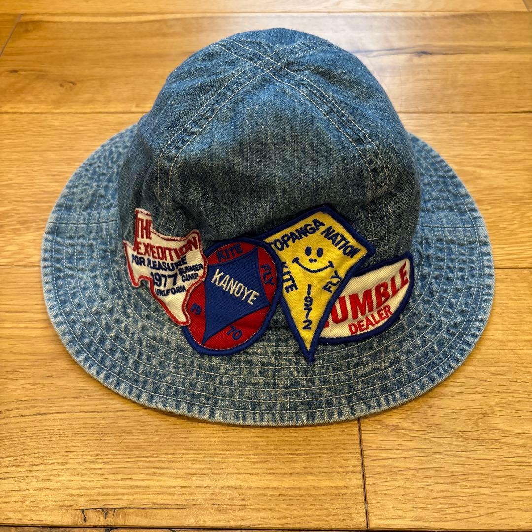 デニムダンガリー ワッペン帽子 まとめ売り