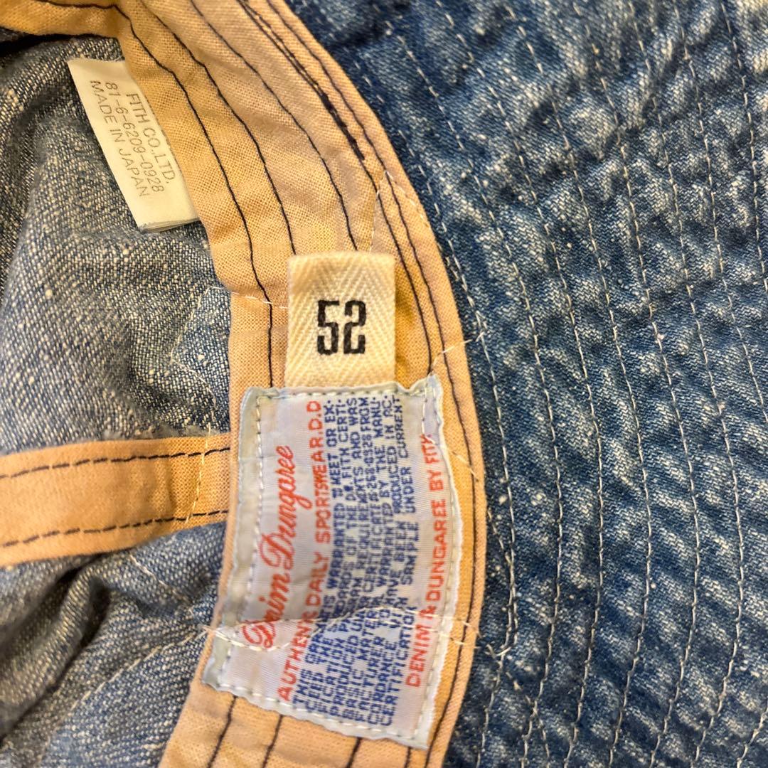 デニムダンガリー ワッペン帽子 まとめ売り