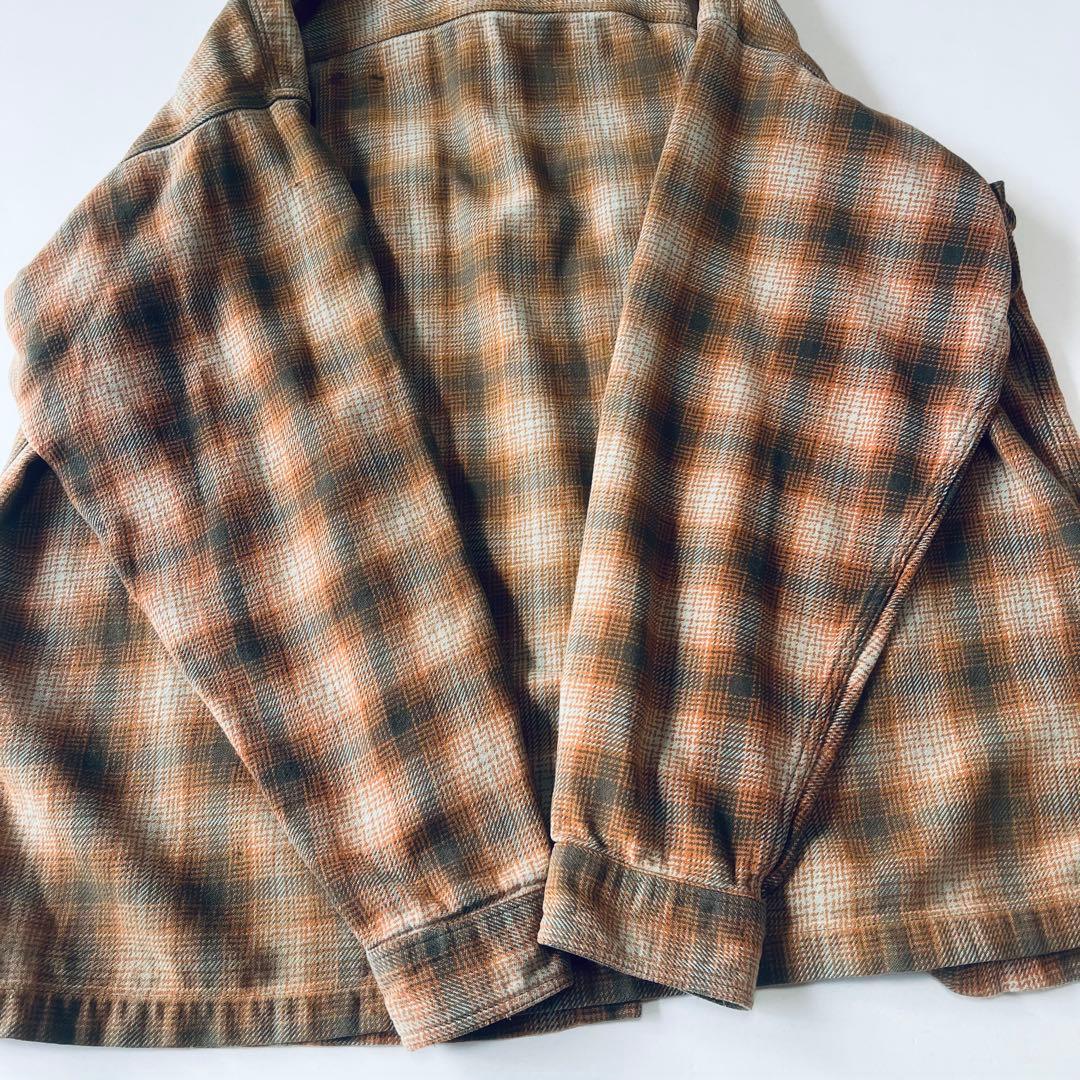 セ*イ様 【希少】パタゴニア オンブレチェックヘビーフランネルシャツ