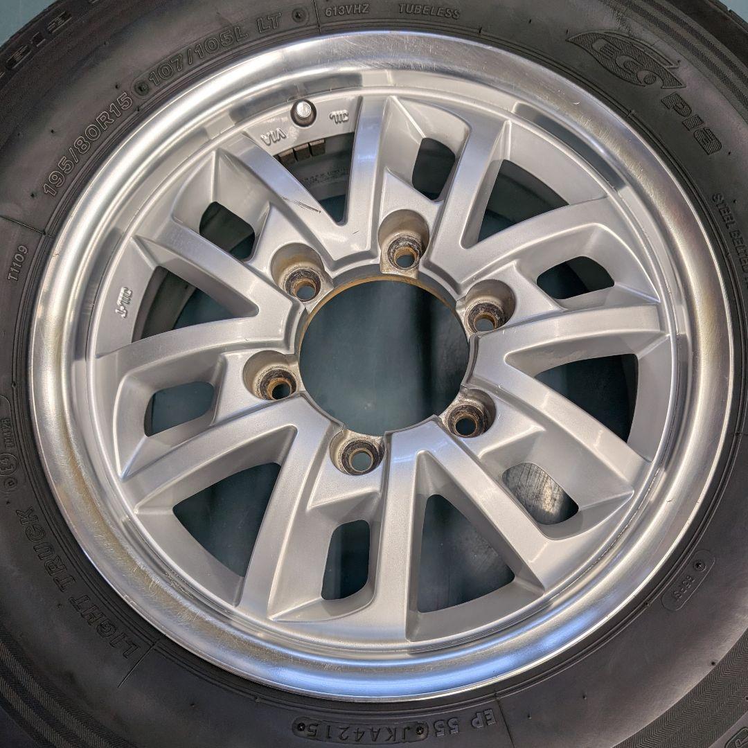 ハイエース200系 アルミホイールタイヤセット 15インチ